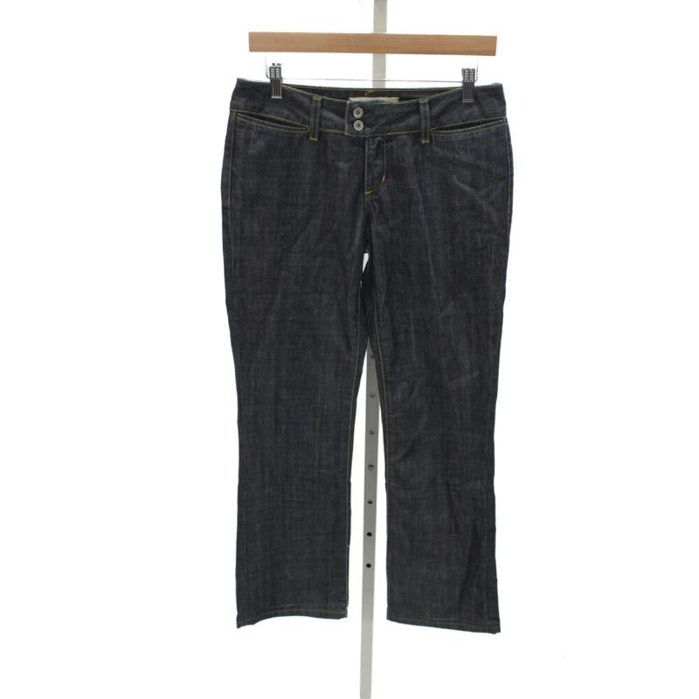 Paper Denim + Cloth Women Straight Dark Blue Jeans 100% Cotton Size 28